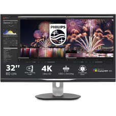PHILIPS MONITOR 31,5 LED VA UHD 4K 16:9 600CD/M 4MS HDMI/DP/USB MULTIMEDIALE DOCKING STATION USB-C PHILIPS MONITOR 31,5 LED VA UHD 4K 16:9 600CD/M 4MS HDMI/DP/USB MULTIMEDIALE DOCKING STATION USB-C